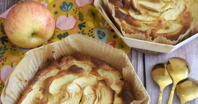 Moelleux aux pommes et aux pépites de chocolat