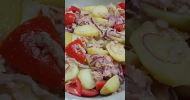 Recette rapide : Salade de thon, tomates et pommes de terre