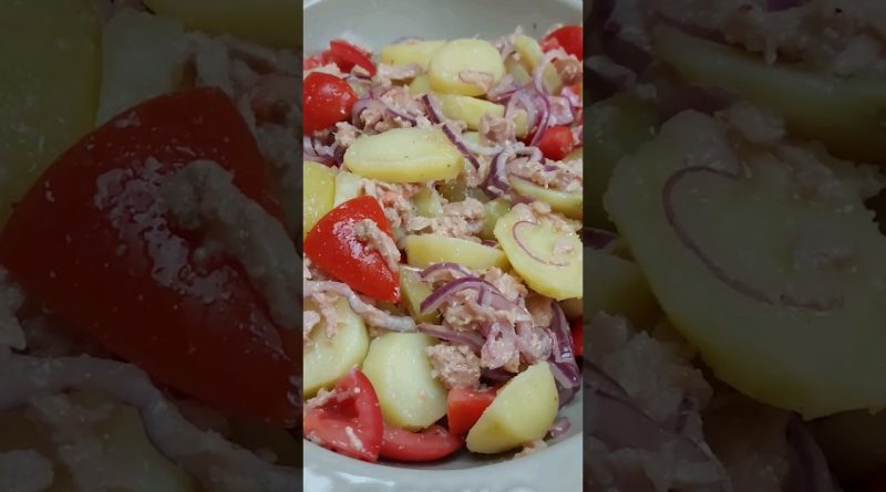 Recette rapide : Salade de thon, tomates et pommes de terre