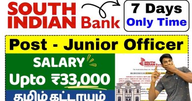 Recrutement 2025 : Officier Junior à la South Indian Bank