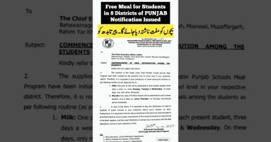 Repas Gratuit pour Étudiants des Écoles Publiques du Punjab