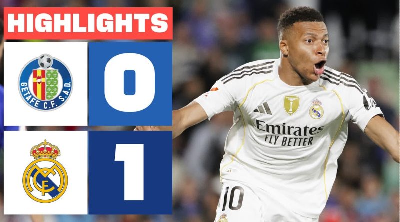 Résumé : Getafe CF 0 - 1 Real Madrid en LaLiga EA Sports