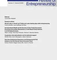 Revue de l'Entrepreneuriat / Review of Entrepreneurship 2025/2 (Vol. 24)