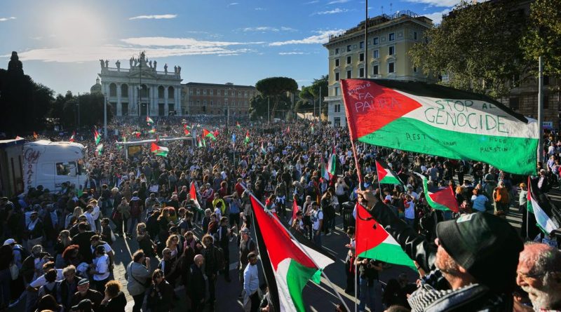 Rome, Madrid, Londres... d'immenses foules dans les rues pour la Palestine