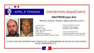 Salazie : un appel à témoins lancé après la disparition inquiétante de Jean-Eric Sautron