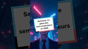 Samsung : Leader des semi-conducteurs en 2025