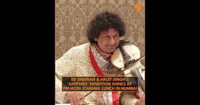 Sapphire’ Performance Stuns PM Modi and Keir Starmer | Mumbai | Ed Sheeran & Arijit Singh | News9