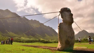 Scientists just proved the moai could walk, solving a 500-year mystery