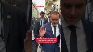 Sébastien Lecornu quitte l'Assemblée pour Matignon en silence.