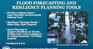 Session 4: Flood Forecasting and Resiliency Planning Tools