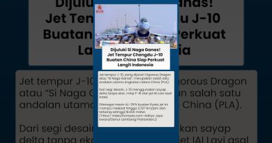 Siap Perkuat Langit Indonesia, Jet Tempur J-10 Buatan China Dijuluki "Si Naga Ganas"