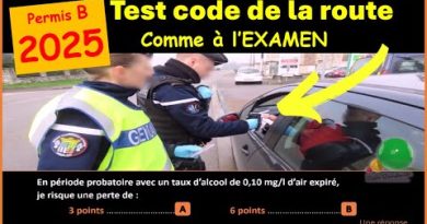 ✅TEST GRATUIT : 41 questions du code de la route 2025