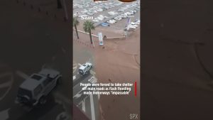 Tempête Alice : Routes de la côte espagnole transformées en rivières