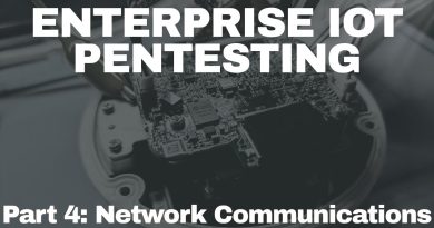 Tests de pénétration IoT en entreprise : Communications réseau