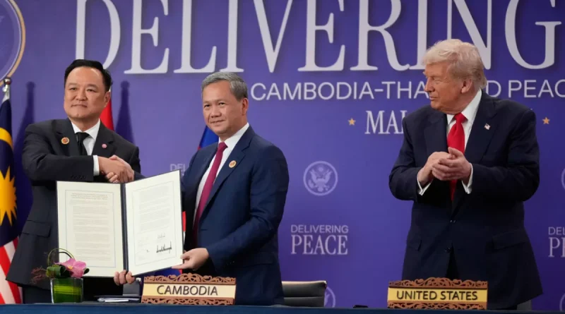 Un accord de paix "historique" entre la Thaïlande et le Cambodge, sous l'égide de Trump