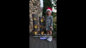 Torches en métal flocon de neige : magie à l'intérieur et dehors