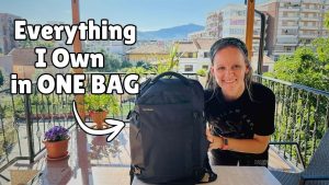 Tout ce que je possède dans un seul sac : minimalisme extrême