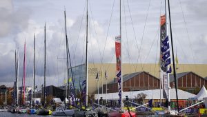 Transat Café l'Or : après la tempête Benjamin, des "conditions favorables à un départ spectaculaire", selon Yann Château - ici