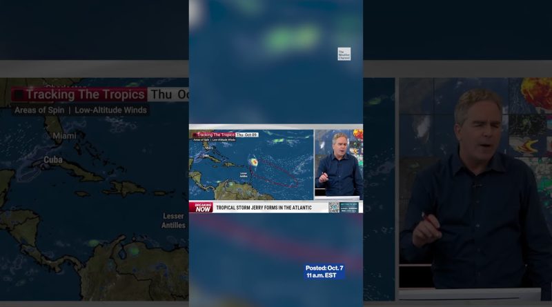 Tropical Storm Jerry Forms in the Atlantic