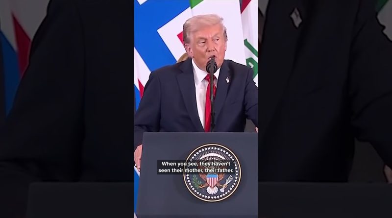 « Trump : "C'est le début de la reconstruction" après l'accord de paix »