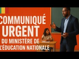 đš URGENT ! DĂ©claration surprenante du MinistĂšre de l'Ăducation !