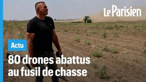 Un agriculteur ukrainien pris pour cible par des drones russes