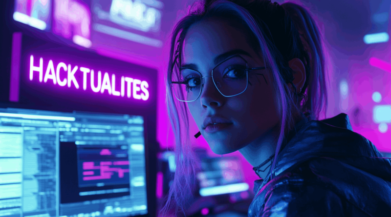 Hacker utilisant un outil de cybersécurité