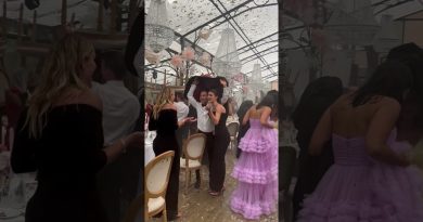 Une tempête de grêle saccage une réception de mariage