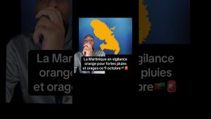 Vigilance orange en Martinique : fortes pluies et orages le 9 octobre