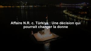 Affaire N.R. c. Türkiye : Une décision qui pourrait changer la donne