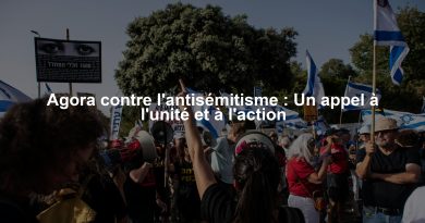 Agora contre l'antisémitisme : Un appel à l'unité et à l'action