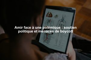 Amir face à une polémique : soutien politique et menaces de boycott