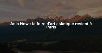 Asia Now : la foire d'art asiatique revient à Paris