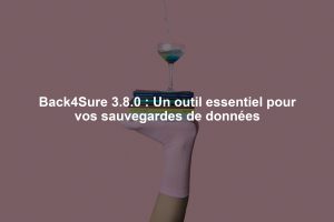 Back4Sure 3.8.0 : Un outil essentiel pour vos sauvegardes de données