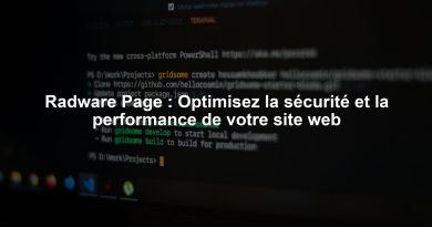 Radware Page : Optimisez la sécurité et la performance de votre site web