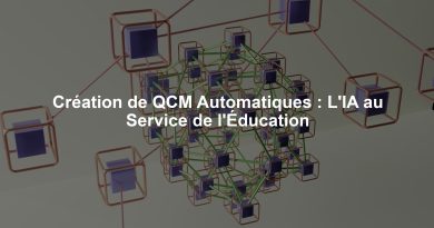 Création de QCM Automatiques : L'IA au Service de l'Éducation