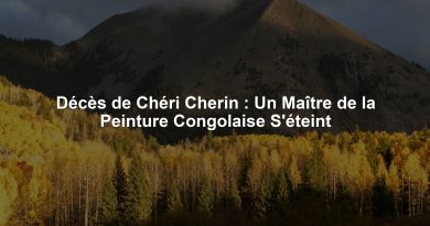 Décès de Chéri Cherin : Un Maître de la Peinture Congolaise S'éteint