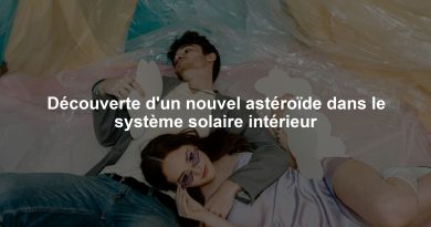 Découverte d'un nouvel astéroïde dans le système solaire intérieur