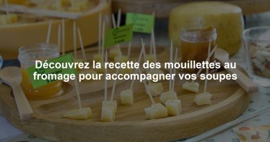Découvrez la recette des mouillettes au fromage pour accompagner vos soupes