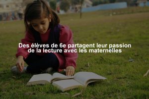 Des élèves de 6e partagent leur passion de la lecture avec les maternelles