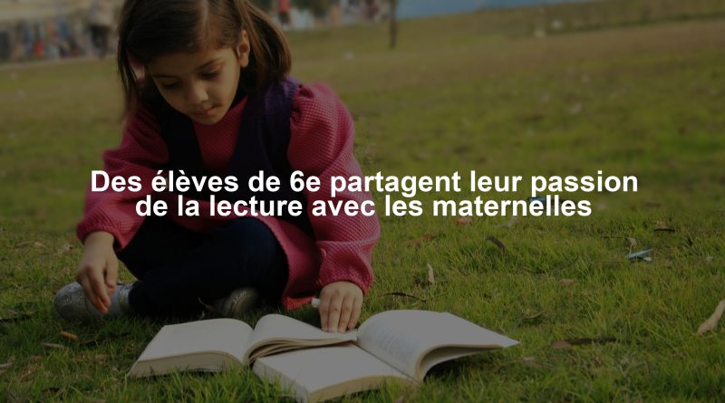 Des élèves de 6e partagent leur passion de la lecture avec les maternelles