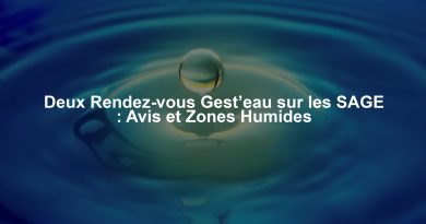 Deux Rendez-vous Gest’eau sur les SAGE : Avis et Zones Humides