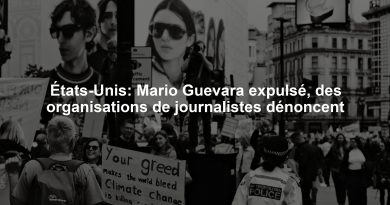 États-Unis: Mario Guevara expulsé, des organisations de journalistes dénoncent