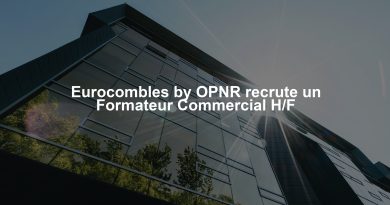 Eurocombles by OPNR recrute un Formateur Commercial H/F