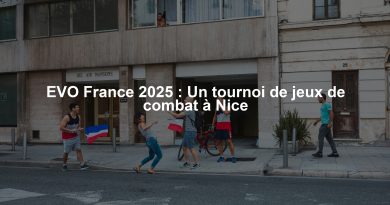 EVO France 2025 : Un tournoi de jeux de combat à Nice