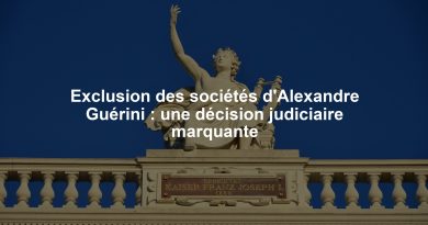 Exclusion des sociétés d'Alexandre Guérini : une décision judiciaire marquante