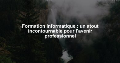 Formation informatique : un atout incontournable pour l'avenir professionnel