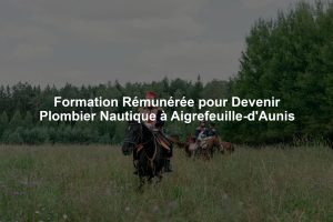 Formation Rémunérée pour Devenir Plombier Nautique à Aigrefeuille-d'Aunis