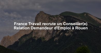 France Travail recrute un Conseiller(e) Relation Demandeur d'Emploi à Rouen