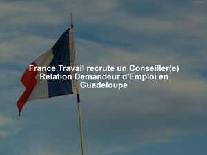 France Travail recrute un Conseiller(e) Relation Demandeur d'Emploi en Guadeloupe